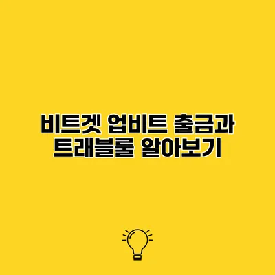 비트겟 업비트 출금과 트래블룰 알아보기