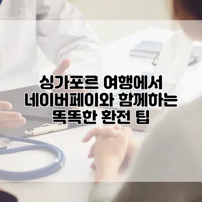 싱가포르 여행에서 네이버페이와 함께하는 똑똑한 환전 팁